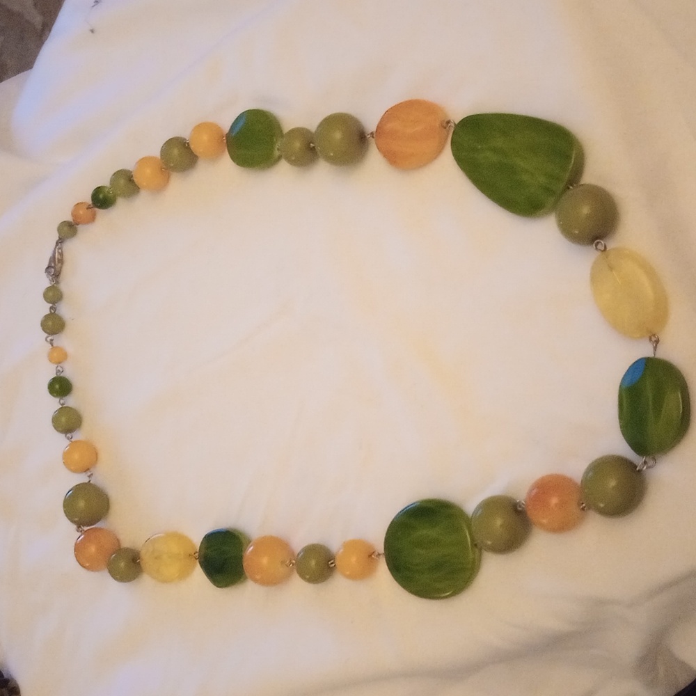 Vintage Autumn Colors Necklace